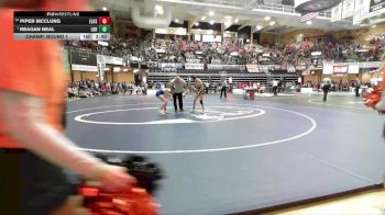 105 lbs Champ. Round 1 - Reagan Neal, Leon-Bluestem Hs vs Piper McClung, Ellis HS