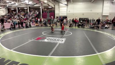 47 lbs Champ. Round 1 - Everette Rubinchik, Anoka Youth Wrestling vs Bradley Becker, Rum River Wrestling