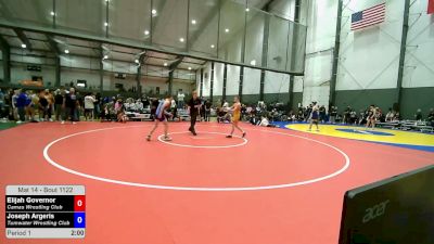 120 lbs Cons. Rd Of 16 - Elijah Governor, Camas Wrestling Club vs Joseph Argeris, Tumwater Wrestling Club