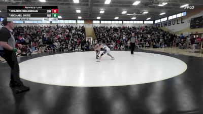 120 lbs Final - Seamus Brannigan, Staples vs Michael Ortiz, Hall