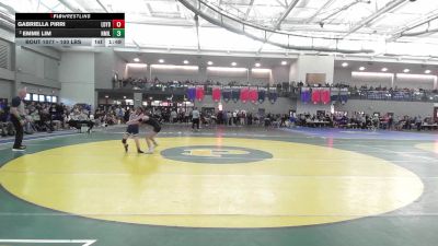 100 lbs Round Of 16 - Gabriella Pirri, Ledyard vs Emme Lim, New Milford