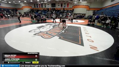 174 lbs Quarterfinal - Jared Stricker, Wisconsin-Eau Claire vs Brian Petry, Cornell College