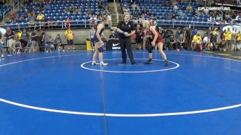 132 lbs Rnd Of 32 - Nonnie Justice, Missouri vs Anna Strand, Wisconsin