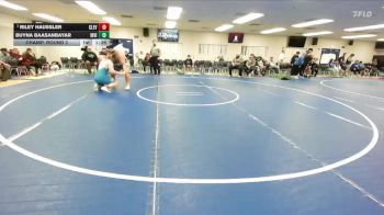 285 lbs Champ. Round 3 - Riley Haussler, Cleveland vs Buyna Baasanbayar, Irvine