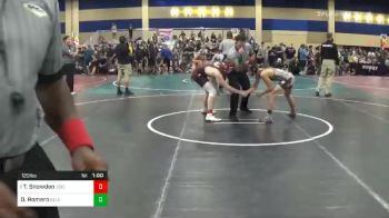 Match - Tyler Snowden, Social Circle Takedown vs Dominick Romero, Belen Eagles