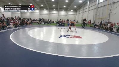 135 lbs Sofia Hoegemeyer, Nebraska vs Breanna Erickson, North Dakota Gold