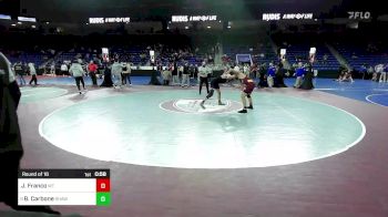 132 lbs Round Of 16 - Jayden Franco, Whittier vs Brayton Carbone, Shawsheen