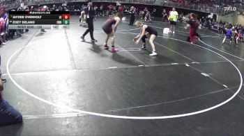 126 lbs Champ. Round 1 - Jaydee Overholt, Arlington Eagles vs Zoey Delano, CWO