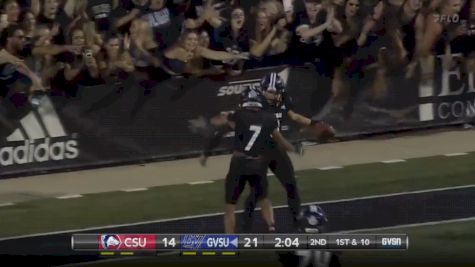 WATCH: GVSU's Cade Peterson Throws Gem To Kyle Nott