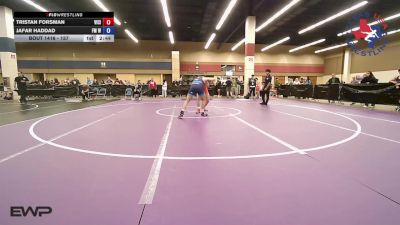 157 lbs Consi Of 8 #2 - Tristan Forsman, Vici Wrestling Club vs Jafar Haddad, FM Wrestling Club