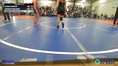 135-145 lbs Rr Rnd 2 - Daisie Bledsoe, Woodland Wrestling Club vs Addisyn Kirchner, Pawhuska Elks Takedown