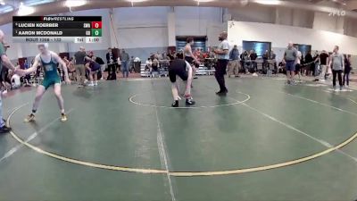 132 lbs Cons. Round 3 - Lucien Koerber, Scanlan Wrestling Academy vs Aaron McDonald, Great Bridge Middle School