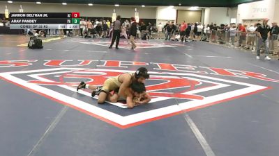 106 lbs Consi Of 32 #2 - Jarron Beltran Jr., AZ vs Arav Pandey, PA