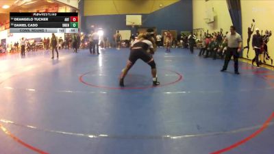 190 lbs Cons. Round 1 - Daniel Caso, Damien vs Deangelo Tucker, Artesia
