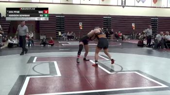 170 lbs 3rd Place Match - Addison Bowman, Prairie, Cedar Rapids vs Ava Pfab, Western Dubuque