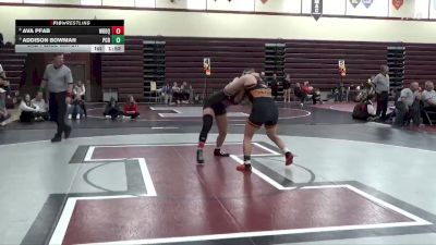 170 lbs 3rd Place Match - Addison Bowman, Prairie, Cedar Rapids vs Ava Pfab, Western Dubuque