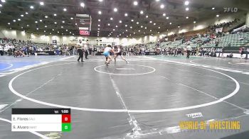 125 lbs Round Of 32 - Elias Flores, California Grapplers vs Santino Alvaro, Santa Ynez