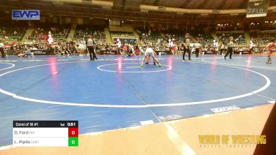 80 lbs Consi Of 16 #1 - Damoni Ford, PSF Wrestling vs Luke Pipito, Contender Wrestling Academy