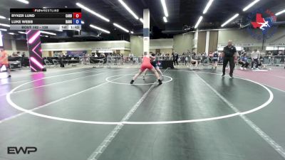 138 lbs Quarterfinal - Ryker Lund, Cardinal Wrestling Club vs Luke Webb, Ranger 47 Wrestling Club