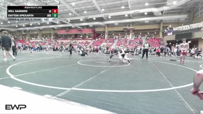 110 lbs Semis & 1st Wb (8 Team) - Will Sanders, Superducks vs Dayton Spexarth, Brawlers