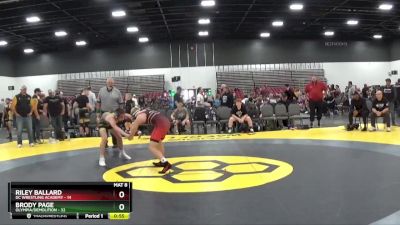 112 lbs Quarterfinals (8 Team) - Brody Page, Olympia/Demolition vs Riley Ballard, DC Wrestling Academy