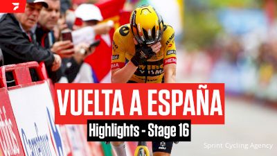 Highlights: 2023 Vuelta a España Stage 16 - Vingegaard Wins For Teammate Van Hooydonck