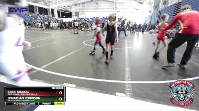 52 lbs Semis (4 Team) - Weston Olvera, Untouchables Purple vs Bowe Klema, East Kansas Eagles Gold