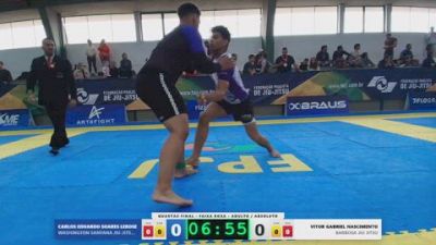 VITOR GABRIEL NASCIMENTO vs CARLOS EDUARDO SOARES LEROSE 2026 FPJJ Circuito Paulista NO GI Etapa 3