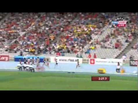 Womens 1500m Junior World Championships -  MARY CAIN 4.11.01 (US HS RECORD)