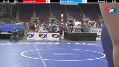 285 lbs round-2 Jake Marnin Iowa vs. Bryce Seljan Minnesota