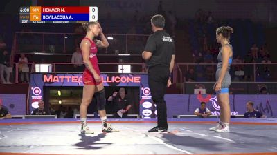 55 kg - Nina Hemmer, GER vs Alice Bevilacqua, ITA