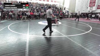 138 lbs Semifinal - Josiah Carney, Milford vs Roman Chapman, Putnam