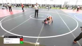 46 lbs Rr Rnd 3 - Jaxon Williams, Team Kaos vs Khalil Jones, Nmpal