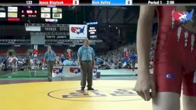 132 lbs round-1 Jonce Blaylock Oklahoma vs. Nick Kelley New York