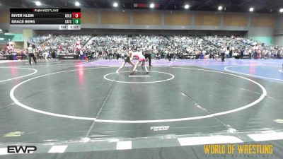 106 lbs Round Of 32 - River Klein, Gold Rush Wrestling Academy vs Grace Berg, Cats Wrestling Club