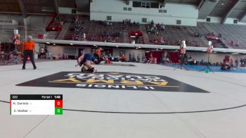 220 lbs Round 2 - Charles Walker, Joliet Central vs Noah Daniels, Top Dawgs