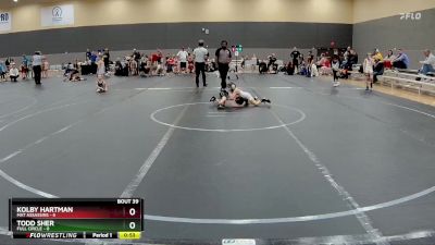 44 lbs Round 8 (10 Team) - Todd Sher, Full Circle vs Kolby Hartman, Mat Assassins