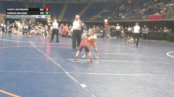 65 lbs Final - Xarya Bachmann, North Penn vs Lorelei Milliken, Mifflin County