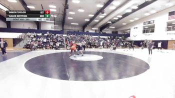 285 lbs Cons. Semi - Kaleb Britting, Messiah vs Simon Taylor, Gettysburg