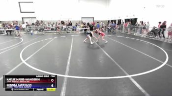 100 lbs Round 2 - Kaelie Mabie-Wangerin, X-Factor Elite Wrestling vs Brooke Corrigan, Askren Wrestling Academy