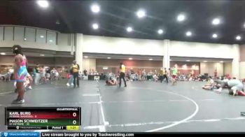 155 lbs Quarterfinals (8 Team) - Mason Schweitzer, Ky Extreme vs Karl Burg, Modern Warriors