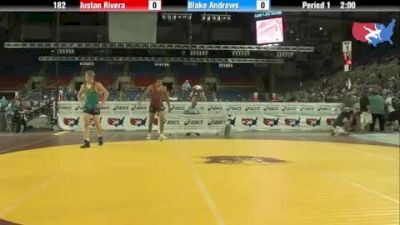 182 lbs round-5 Justan Rivera Georgia vs. Blake Andrews Texas