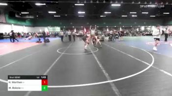 152 lbs Round Of 64 - Hunter Worthen, IA vs Michael Bobola, MA