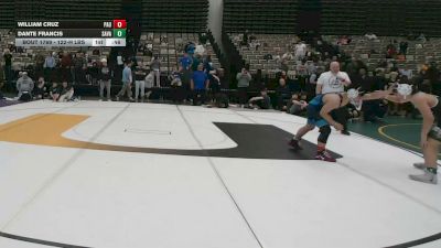 122-H lbs Consi Of 16 #1 - William Cruz, Paulsboro vs Dante Francis, Savage Wrestling Academy
