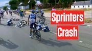 BRUTAL CRASH Derails Kaden Groves Sprint In Stage 19 Of Vuelta a España 2023