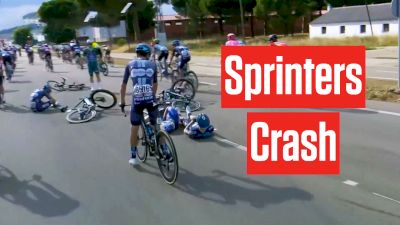 BRUTAL CRASH Derails Kaden Groves Sprint In Stage 19 Of Vuelta a España 2023