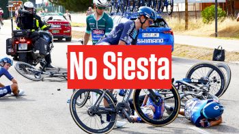 Vuelta a España Stress & Crashes On Stage 19