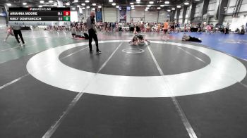 114 lbs Rr Rnd 3 - ARIAHNA MOORE, PA Legends vs Kiely Domyancich, Illinois Cornstars