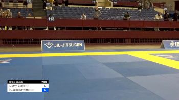 Isabella Eryn Clark vs Hannah Jade Griffith 2024 Pan IBJJF Jiu-Jitsu No-Gi Championship