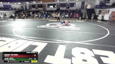 174 lbs Cons. Round 2 - Alec Hall, Notre Dame (Ohio) vs Kenny Snyder, Findlay